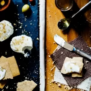 Bell Chevre cheese board