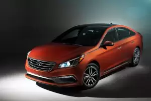 Hyundai's redesigned 2015 Sonata, made at the automaker's Montgomery, Alabama, plant.