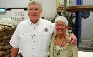 Jeff and Peggy Sutton operate the To Your Health Sprouted Wheat Co. in Bullock County. 