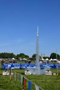 TARC challenged student teams to design rockets to fly to a specified height, then return to earth -- without breaking an egg sheltered inside the craft.