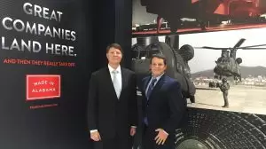 Ken Speaks and Josiah Thomas of RMCI announced at the Paris Air Show that the Huntsville company is opening an U.K. office.