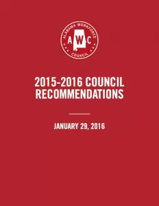 AWC 2015-16 Recommendations