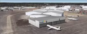 MAAS Aviation's MRO paint facility at Mobile Aeroplex is expected to open by year's end. (Image: MAAS)