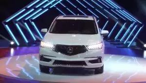 Honda showed off its redesigned 2017 Acura MDX at the New York International Auto Show before assembly of the vehicle begins in Alabama. 