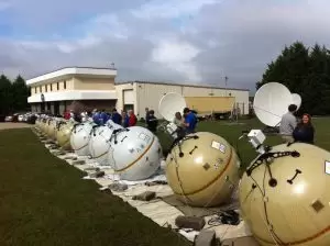 GATR Technologies in Huntsville makes inflatable satellite communications terminals.
