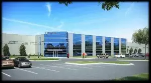 GE Aviation is building adjacent factories in Huntsville to produce unique materials for lightweight jet engine components.
