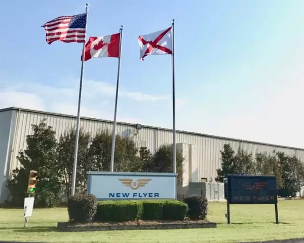 New Flyer Anniston bus