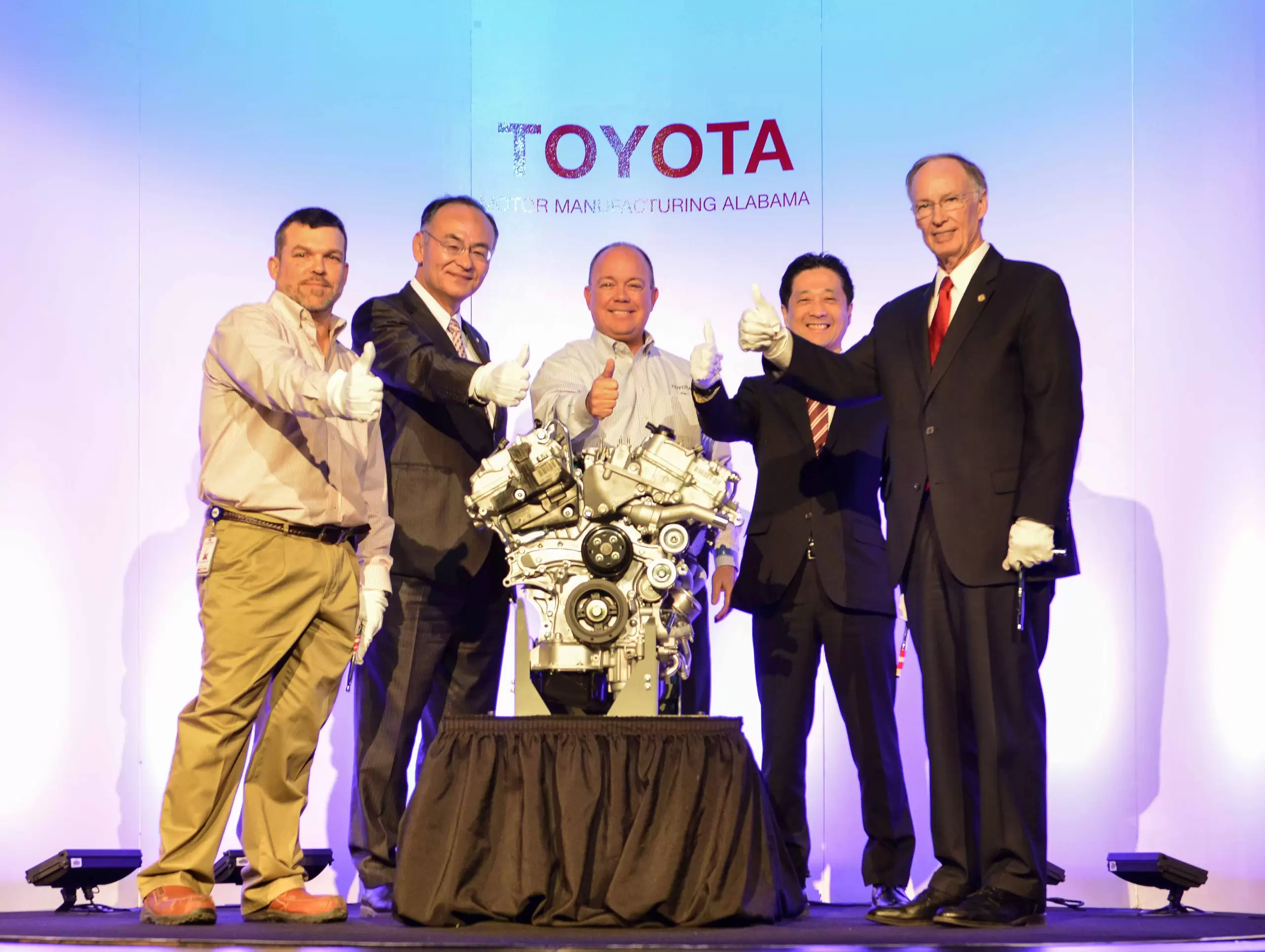 Toyota marks milestone 3-millionth Alabama-made engine