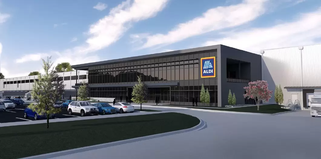 ALDI kicks off construction on $100 million distribution center, regional HQ