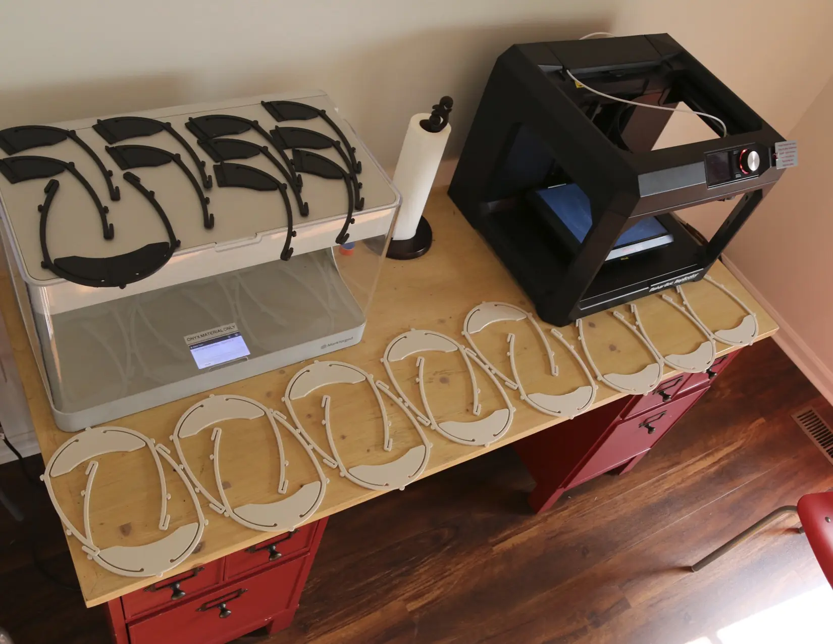 3-D printers join race to produce face shields for healthcare workers