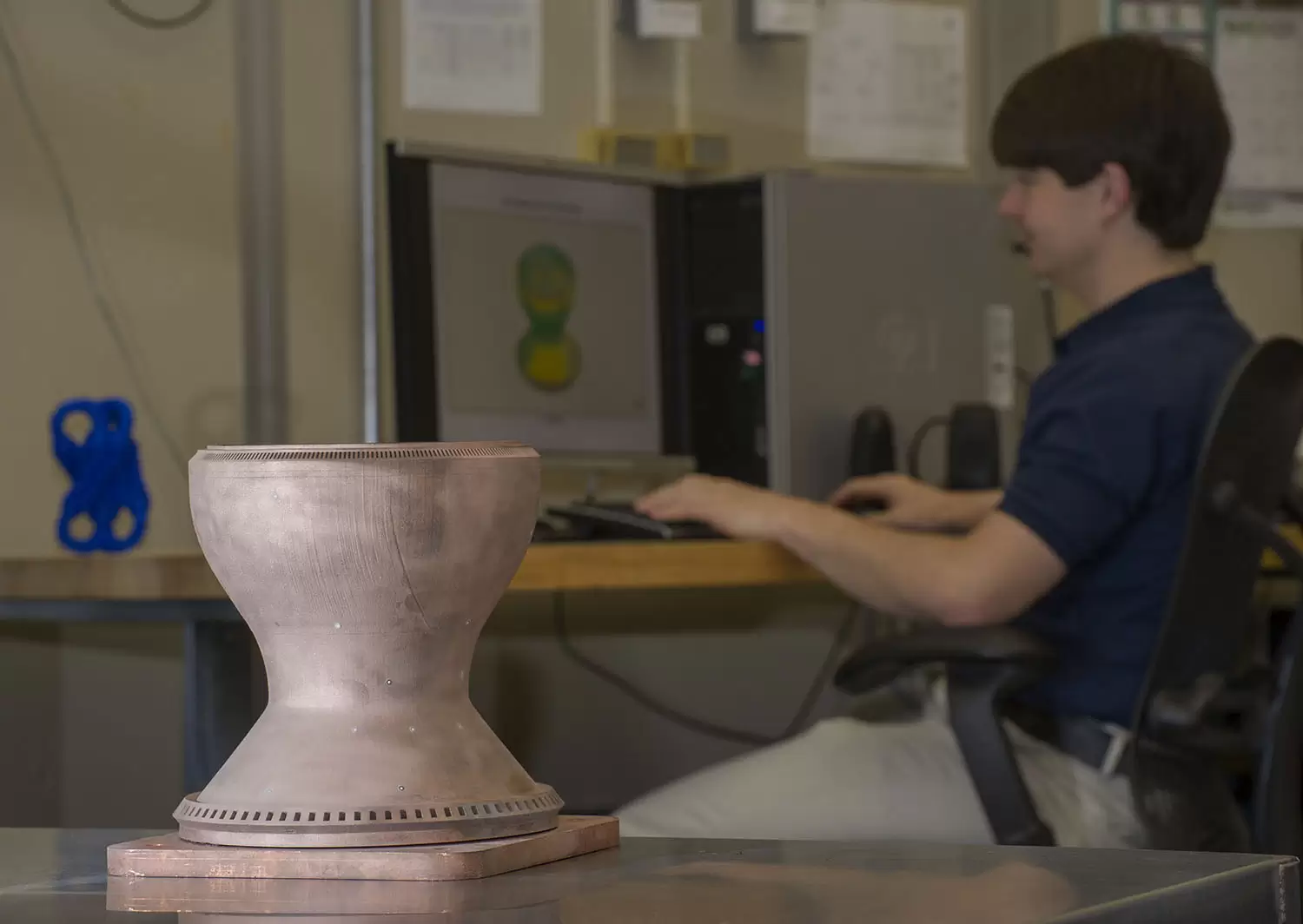 Marshall engineers 3-D print copper rocket part in NASA milestone