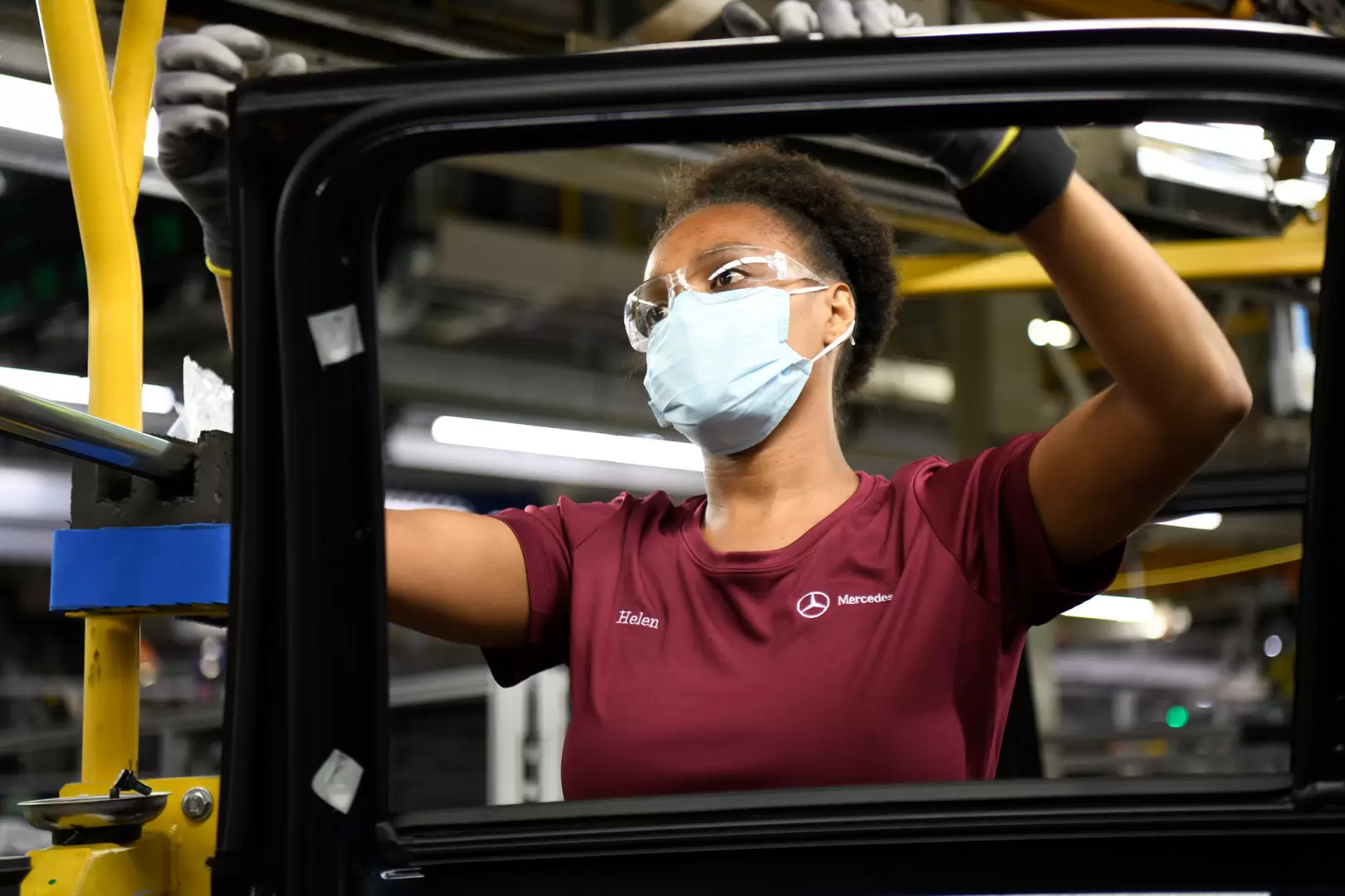 Mercedes resumes production in Alabama with new safety measures