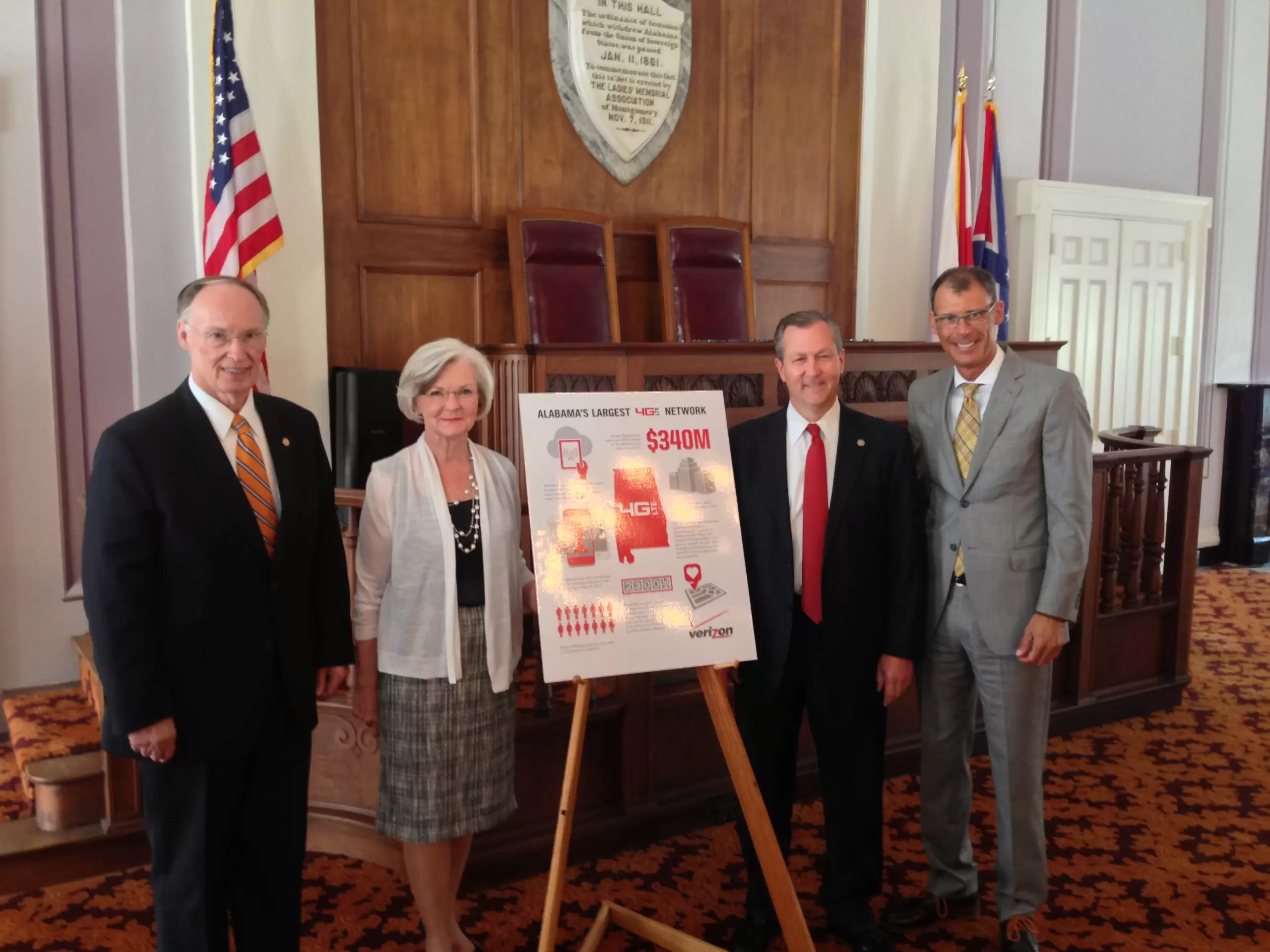 Verizon Wireless 4G LTE Alabama network substantially complete after major investment