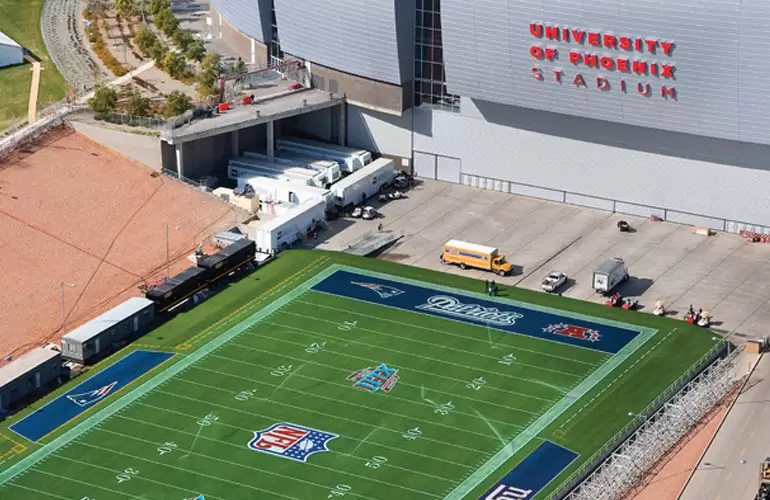 Super Bowl XLIX turf has Alabama roots