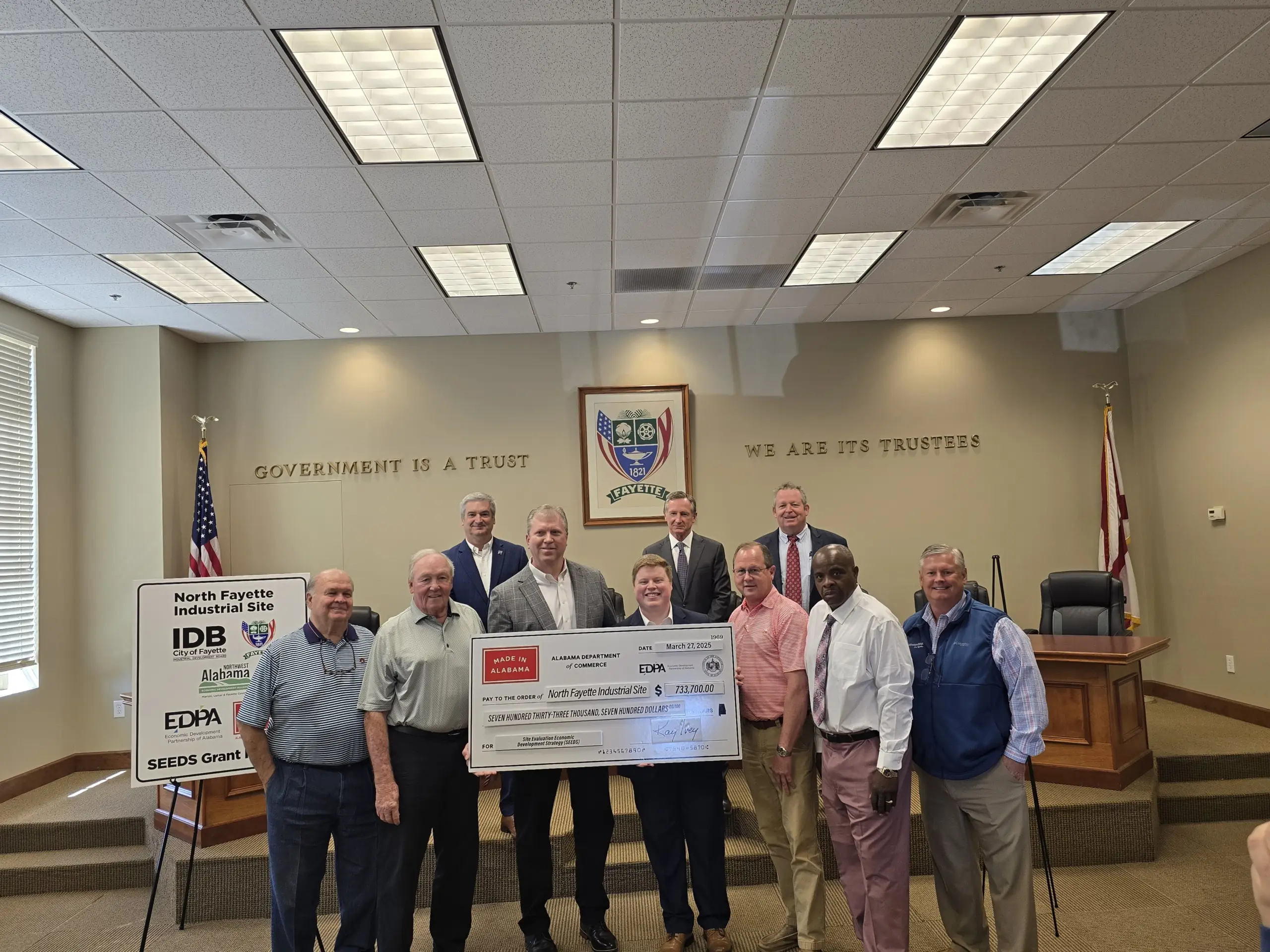 SEEDS grant to boost economic growth efforts in rural Fayette